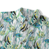 Ocean Animal Aloha Hawaiian Shirt, Sea Life Beach Button Up Hawaii Shirt - The Palmix